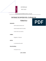 Informe de Sintesis Del Cloruro de Terbutilo