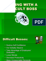Dealing With A Difficult Boss
