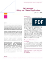 D-Limonene Safety and Clinical Applications