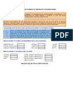 Cuestionario Diagnostico Organizacional en Excel
