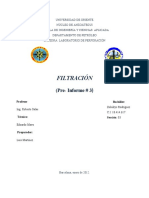 Preinforme 2 - Filtracion