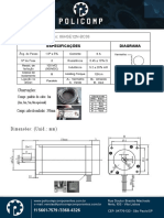 Datasheet Step Servo Motor 86hse12n-Bc38 - Policomp