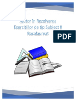 Rezolvare Teoretică Subiectul Ii Bacalaureat