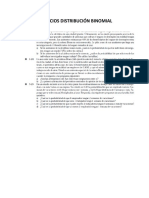 Ejercicios Distribución Binomial