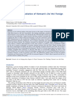 The Origins and Evolution of Vietnam's Doi Moi Foreign Policy of 1986