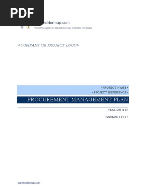 procurement-management-plan