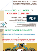 PresentDerechoalAguayCambioClimatico Gregorio Mesa