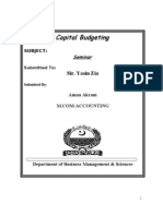 Capital Budgeting