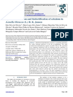 Uptake, Distribution and Biofortification of Selenium in Acmella Oleracea (L.) R. K. Jansen