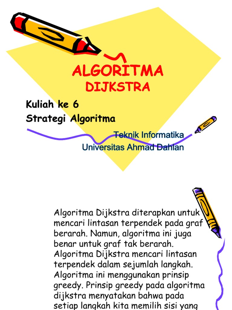 Yuk Mojok! Contoh Soal Algoritma Dijkstra Lintasan Terpendek