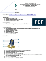 15mm Pressure Reducing Valve