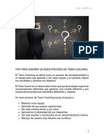 Tips para Diseñar Un Buen Proceso de Team Coaching