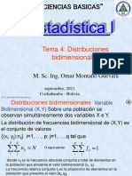 Distribuciones bidimensionales: Análisis de variables aleatorias conjuntas