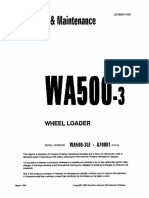 Operation & Maintenance Manual: Wheel Lo Ader