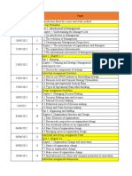 Mgt103 Summer 2022 Schedule