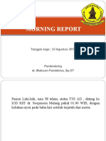 Morning Report Yeni 23 Agustus 2019