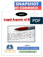 Legal Aspects of Business Unit Snapshot