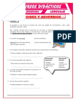 Verboides y Adverbios para Cuarto de Secundaria