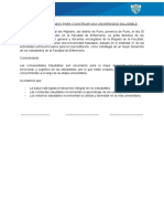 Acta de Compromiso de Universidades Saludables