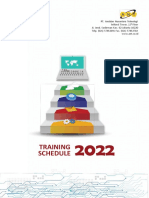 ANT Training Schedule SMT 1, 2022