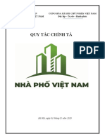 QUY TẮC CHÍNH TẢ NĂM 2020