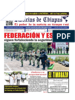 Periódico Noticias de Chiapas, Edición Virtual Martes 14 de Junio de 2022