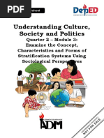 Understanding Culture, Society and Politics