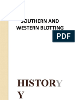 Southern and Western Blotting