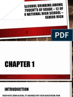 Effect'S of Alcohol Drinking A Mong Selected Student'S of Grade - 12 OF Polillo National High School - Senior High