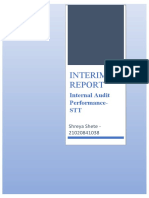 Interim Report Internal Audit