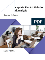 Master's in Hybrid Electric Vehicle Design and Analysis