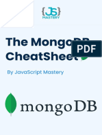 MongoDB CheatSheet 2022