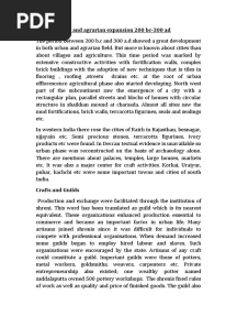 Urban Growth and Agrarian Expansion 300 BC TO 300 CE