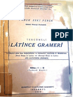 Faruk Zeki Perek - Latince Grameri. 1-2-İstanbul Üniversitesi (1968)