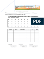 SUMMATIVE TEST IN MATHEMATICS 7 - (4thQ)