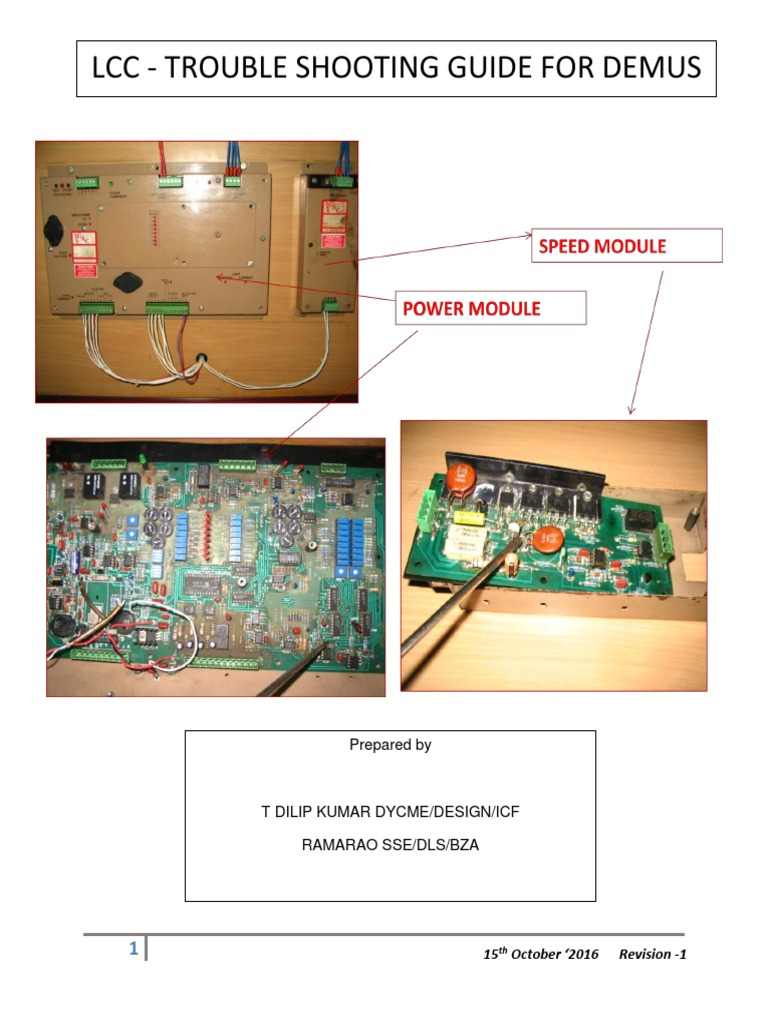 LCC - Trouble Shooting Guide For Demus: Prepared by | PDF