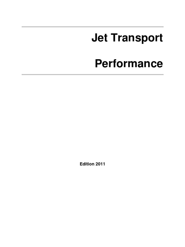 Jet Transport Performance 3rd 2011 PDF Flight Control Surfaces