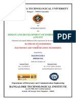 Visvesvaraya Technological University: Design and Development of Embedded System and Iot