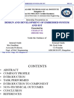 Design and Development of Embedded System and Iot