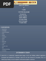 Internship Presentation On Autocad Software at Cadd Centre, Marathalli