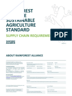 Rainforest Alliance Sustainable Agriculture Standard: Supply Chain Requirements