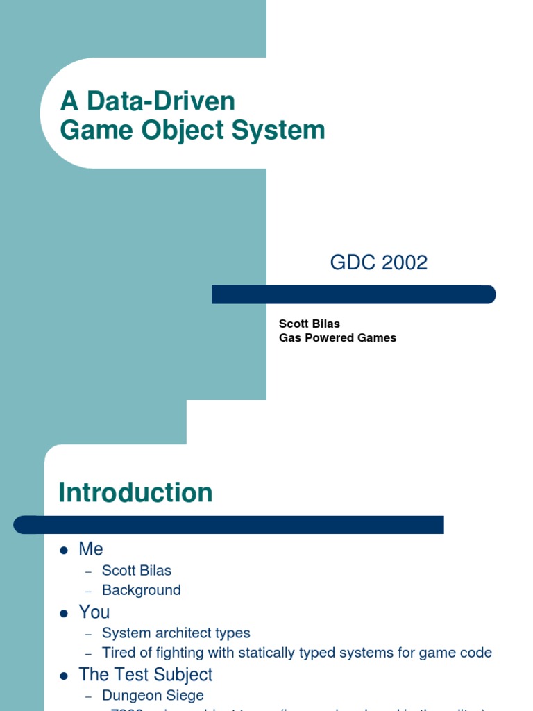 Game Devs: Embrace Data-Driven Systems | PDF | C++ | Xml Schema