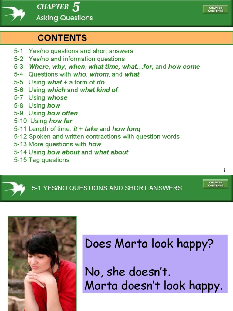+asking All Types of Questions | PDF | Question | Subject (Grammar)