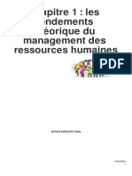 Chapitre 1les Fondements Theoriques Du Management Des Ressources Humaines Papier