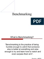 Benchmarking
