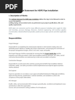 HDPE Pipe Installation and Joining Guide | PDF | Pipe (Fluid Conveyance ...