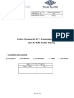 Method Statement For LPG Dismantling