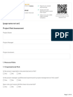 (Page Name Not Set) Project Risk Assessment: Say Goodbye To Paper Checklists!