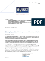 EuNAT Letter Dissemination CEDE Guidelines