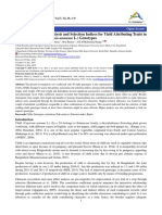 Genetic Association Analysis and Selection Indices For Yield Attributing Traits in Available Chilli (Capsicum Annuum L.) Genotypes